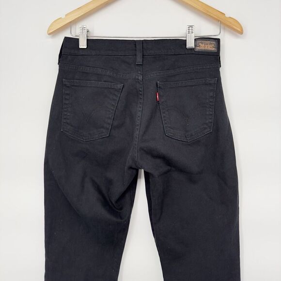 Levi's 505 Straight Leg Women's size‎ 2 Medium Black Denim jeans - Picture 5 of 9